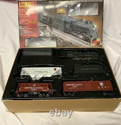 MTH RAILKING PENNSYLVANIA READY TO RUN FREIGHT SET With STEAM ENGINE 30-4023-1