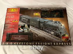 MTH RAILKING PENNSYLVANIA READY TO RUN FREIGHT SET With STEAM ENGINE 30-4023-1