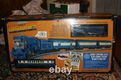 MTH RailKing Ready-To-Run Jersey Central 4-8-2 Blue Comet Steam Train Set