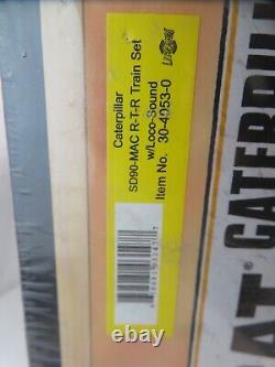 MTH Rail King Caterpillar SD-90 MAC Ready To Run Train Set Loco Sound 30-4053-0
