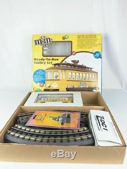 M&m's Trolly Ready-to-run R-t-r Train Set Realtrax Reversing Bumpers Mth 30-4191