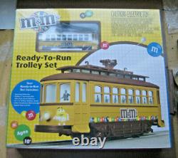 M&m's Trolly Ready-to-run R-t-r Train Set Realtrax Reversing Bumpers Mth 30-4191