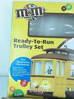 M&m's Trolly Ready-to-run R-t-r Train Set Realtrax Reversing Bumpers Mth 30-4191