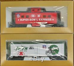 Mantua Super Bowl Express Ready to Run Train Set NFL Certified First Edition