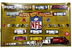 Mantua Super Bowl Express Ready to Run Train Set NFL Certified First Edition New