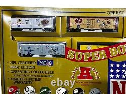 Mantua Super Bowl Express Ready to Run Train Set NFL Certified First Edition New