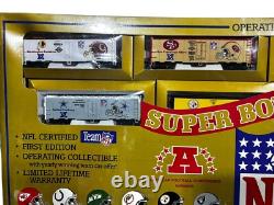 Mantua Super Bowl Express Ready to Run Train Set NFL Certified First Edition New