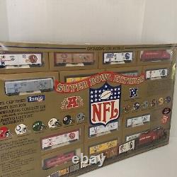 Mantua Super Bowl Express Ready to Run Train Set NFL Certified First Edition New
