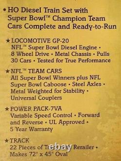 Mantua Super Bowl Express Ready to Run Train Set NFL Certified First Edition New