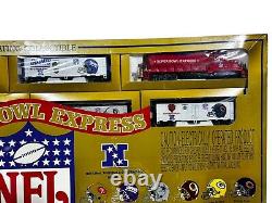 Mantua Super Bowl Express Ready to Run Train Set NFL Certified First Edition New