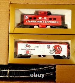 Mantua Super Bowl Express Ready to Run Train Set NFL Certified First Edition New