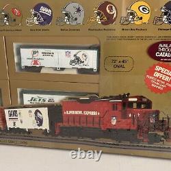 Mantua Super Bowl Express Ready to Run Train Set NFL Certified First Edition New
