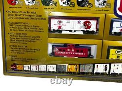 Mantua Super Bowl Express Ready to Run Train Set NFL Certified First Edition New