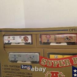 Mantua Super Bowl Express Ready to Run Train Set NFL Certified First Edition New