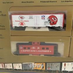 Mantua Super Bowl Express Ready to Run Train Set NFL Certified First Edition New