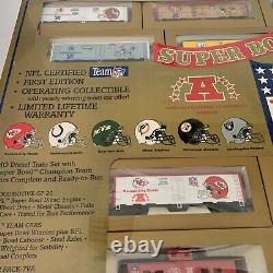 Mantua Super Bowl Express Ready to Run Train Set NFL Certified First Edition New