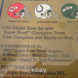 Mantua Super Bowl Express Ready to Run Train Set NFL Certified First Edition New