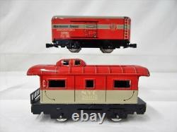 Marx 5942 Boxed Streamline Steam Set 595 loco +5 tin cars COMPLTE RTR CLEAN 50s