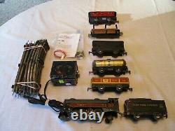 Marx 5 Car Tin Plate Electric Train Set. Complete & Ready To Run Set. O Scale