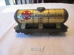 Marx 5 Car Tin Plate Electric Train Set. Complete & Ready To Run Set. O Scale