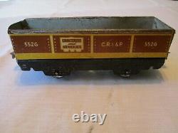 Marx 5 Car Tin Plate Electric Train Set. Complete & Ready To Run Set. O Scale