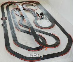 Mega 66.8' AFX Tomy Giant Raceway Track Slot Car Set, 4' x 8' Ready To RUN