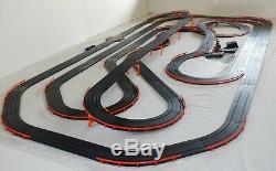 Mega 66.8' AFX Tomy Giant Raceway Track Slot Car Set, 4' x 8' Ready To RUN