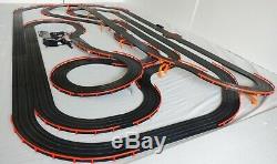 Mega 66.8' AFX Tomy Giant Raceway Track Slot Car Set, 4' x 8' Ready To RUN