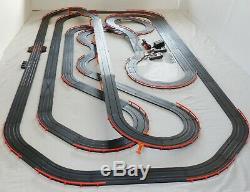 Mega 66.8' AFX Tomy Giant Raceway Track Slot Car Set, 4' x 8' Ready To RUN