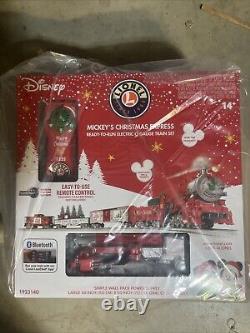 Mickey Christmas Express Lionel Train Set Ready To Run