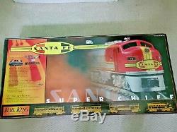 Mth 30-4021-1 Railking Ready To Run Santa Fe Super Chief Set / C-8+