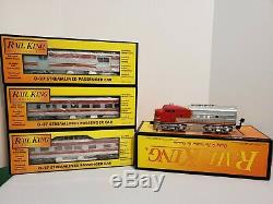 Mth 30-4021-1 Railking Ready To Run Santa Fe Super Chief Set / C-8+