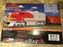 Mth 81-4001-0- Santa Fe F-3 Ready To Run Freight Train Set