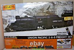 Mth Rk 3-rail O Up Union Pacific 2-8-0 Steam R-t-r Freight Set Ps3 30-4228-1 New