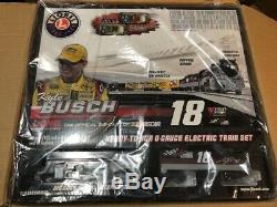 NASCAR M&M Kyle Busch 18 Lionel Ready-to-Run DieCast O-Gauge Train Set #/999 New