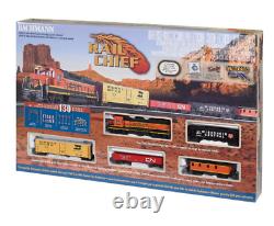 NEW HO Scale Rail Chief BNSF Freight Ready To Run Electric Train Set