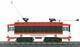 New In Box Mth Christmas Brill Trolley With Locosound Ready To Run Set 30-4063-0