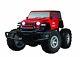 New Jozen Dirt Max 1/18 Rc Car Jeep Wrangler Rubicon Ready Set Rtr Jrvt116-rd