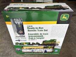 NIB! JOHN DEERE Ready-To-Run Remote Train Set by LIONEL 40x60 Fastrack