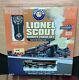 Nib! Lionel Scout Ready To Run O-gauge Remote Train Set With Homeade Train Table