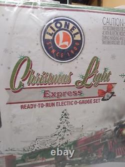NIB Lionel Christmas Light Express Train Set Ready to Run O Gauge Railroad NEW