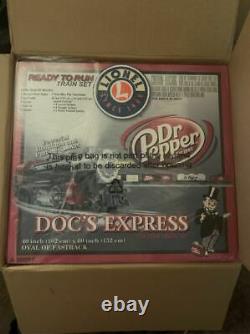 NIB Lionel Dr. Pepper Doc's Express Ready To Run Custom Train Set O Gauge LE