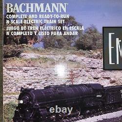 N Scale Bachmann 24009 Empire Builder Ready to Run Electric Model Train Set NEW