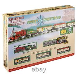 N Scale Spirit of Christmas Ready to Run Electric Locomotive Train Set