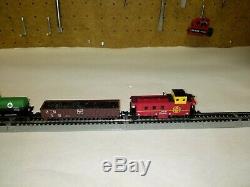 N scale C-8 DC Bachmann Empire Builder #24009 complete ready to run set in box