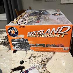 New. Lionel Rock Island Steam Freight O Gauge Ready To Run Train Set 6-31725