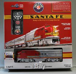 New Lionel Santa Fe Train Set with Lion Chief Remote Control System ready to run
