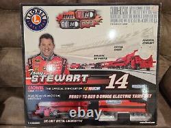 New Lionel T1428 Tony Stewart #14 Nascar Ready To Run Train Set O Gauge