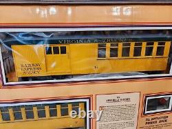 New Rare Vintage Bachmann Big Hauler Gold Hill Express Train Set G Scale Set 1