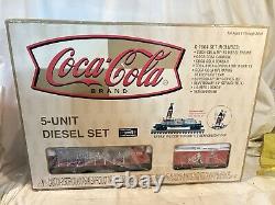 Nib K-line 027 Coca Cola Ready-to-run 5 Unit Diesel Train Set K-1004